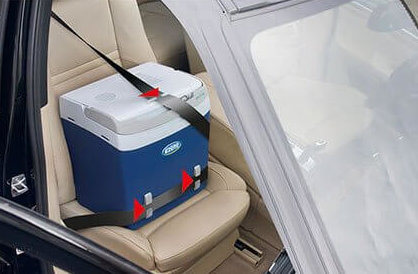 Kann man eine Absorber Kühlbox im Auto betreiben?